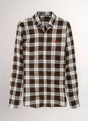 Camisa Cuadros Grandes Marrones Villela Hombre