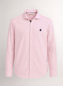 Camisa Hombre Rosa Palo Cinta Lunares