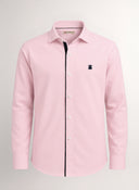 Men's Blue Oxford Polka Dot Shirt