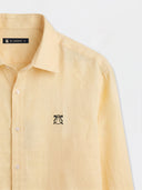 Camisa Amarilla Lino Hombre