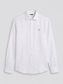 Camisa Blanca Lino Hombre