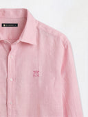 Camisa Rosa Palo Lino Hombre