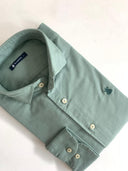 Camisa Verde Aloe Nido de Abeja Hombre