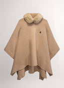 Capa Camel con Capucha Mujer