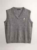 Chaleco Lambswool Gris Hombre