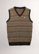 Chaleco Verde Jaspeado Hombre