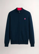 Chaqueta Azul Cremallera Hombre