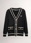 Chaqueta Negra Bolsillos Mujer