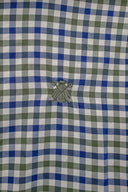 Camisa Cuadros Azules y Verdes Hombre