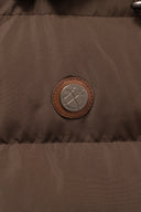 Parka España Marrón Chocolate con Capucha Hombre