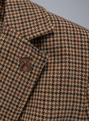 Americana Cuadros Camel Mujer