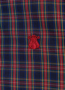 Camisa Tartán Azul y Rojo Mujer