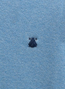 Jersey Lambswool Celeste Pico Hombre