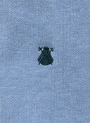 Jersey Celeste Cuello Caja Mujer