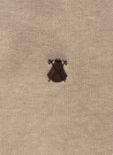 Jersey Beige Cuello Caja Mujer