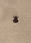 Jersey Beige Cuello Caja Mujer