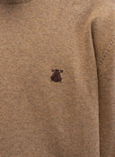 Jersey Cuello Alto Camel Hombre