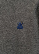 Jersey Cuello Alto Gris Hombre