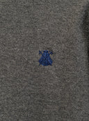 Jersey Cuello Alto Gris Hombre