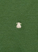 Jersey Verde Cuello Caja Mujer