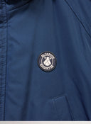 Navy Blue Feathers Detachable Hood Man