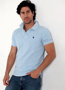 Polo Classique Bleu Clair Homme