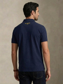 Polo Azul España Tejido Técnico Hombre