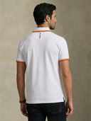 Polo Blanco España Clásico Hombre