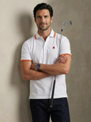 Polo Blanco España Clásico Hombre