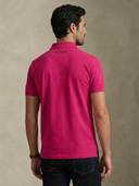 Polo Rosa Capote Tejido Técnico Hombre