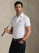 Polo Blanco Tejido Técnico Hombre
