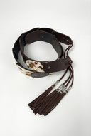 Cinturón Cadera piel y pelo de Vaca Mujer