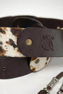 Cinturón Cadera piel y pelo de Vaca Mujer