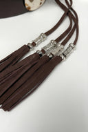 Cinturón Cadera piel y pelo de Vaca Mujer