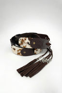 Cinturón Cadera piel y pelo de Vaca Mujer