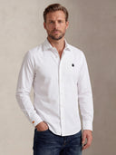 Camisa Blanca Bandera España Puño Hombre