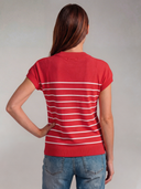 Jersey Fresa Punto Marinero Mujer