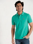 Polo Classic Verde Aguamarina Hombre