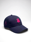 Gorra Morante  Azul Capote Rosa