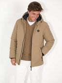 Trench matelassé Bleu Homme