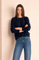 Pull Bicolore Femme 
