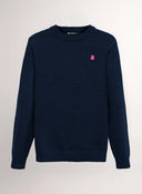 Jersey Marino Cuello Caja Mujer