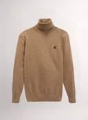 Jersey Cuello Alto Camel Hombre