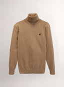 Jersey Cuello Alto Camel Hombre