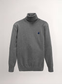 Jersey Cuello Alto Gris Hombre