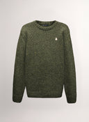 Jersey Verde Caza Jaspeado Cuello Caja Hombre