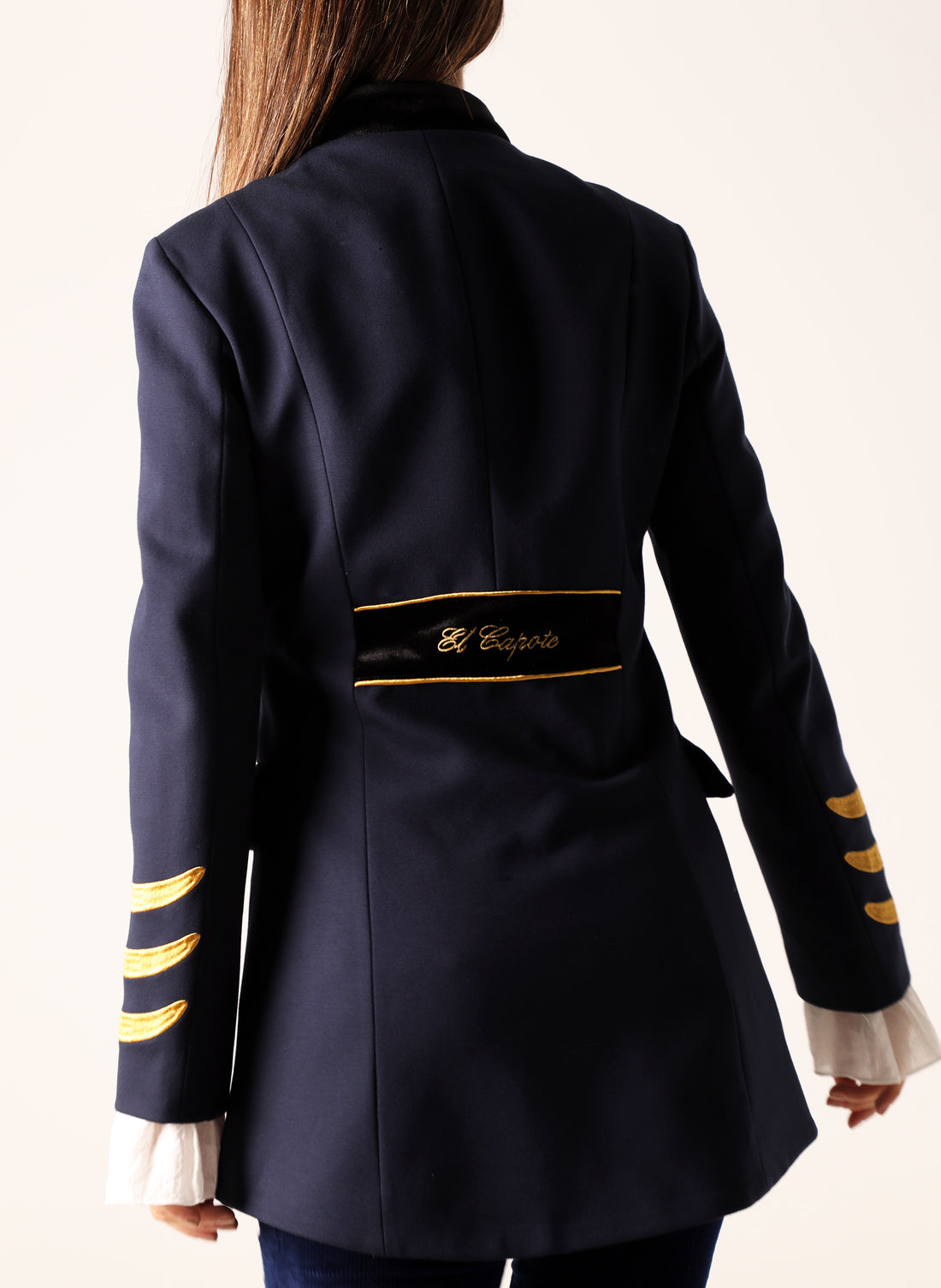 Women's Navy Frock Coat
