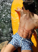 Bañador Flores Marino Hombre