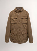 Parka Camel Con Chaleco Hombre