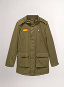 Green Feathers Detachable Hood Man